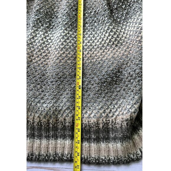 Simply Noelle Beige/Grey Knit Clasp Front Cardigan L/XL - Picture 9 of 10